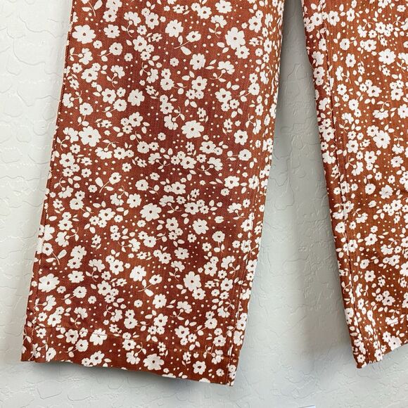 Princess Highway ModCloth Ditsy Days in Daisies Floral Wide Leg Jeans AU Size 8 - Picture 3 of 10